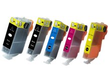Spécial kit de 5 cartouches compatibles pour CANON CLI-281XXL/PGI-280XXL